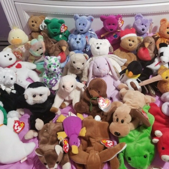 Lot of 43 TY Beanie Babies – Vintage 1990s Collection Rare Retired Plush Toys - Picture 3 of 14